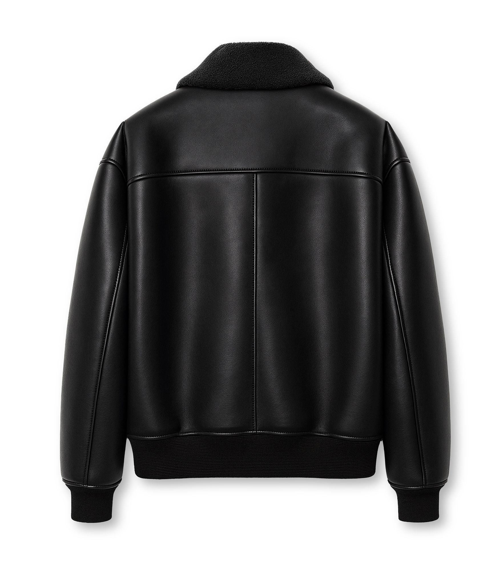 ムートン・ボマージャケット ALPHA（アルファ）の「ALPHA/アルファ B-3 FAKEMOUTON JACKET フェイク