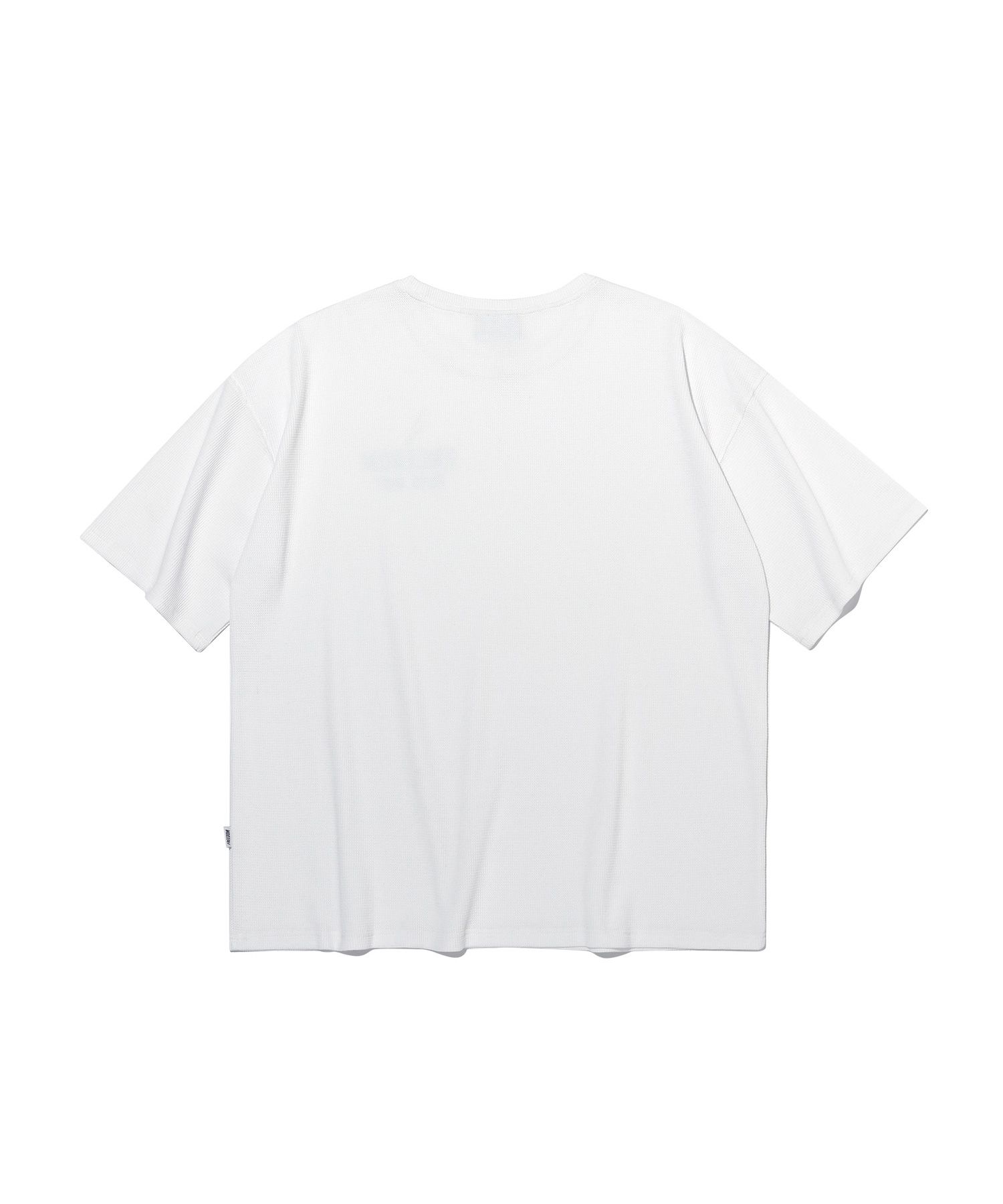 オーバーサイズ ホワイト Tシャツ MUSINSA公式 | FREEDOM 1987 ワッフルオーバーサイズTシャツ (ホワイト)