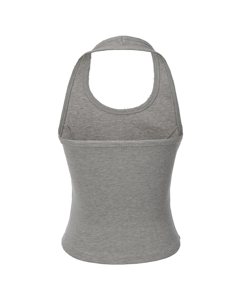 Damage Stud Halter Top (gray) thumbnail 3