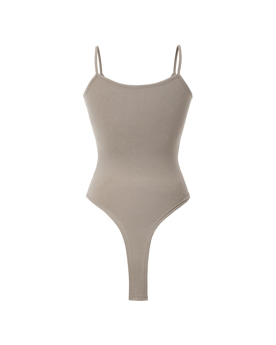 Stud Bodysuit Sleeveless (beige) thumbnail 3
