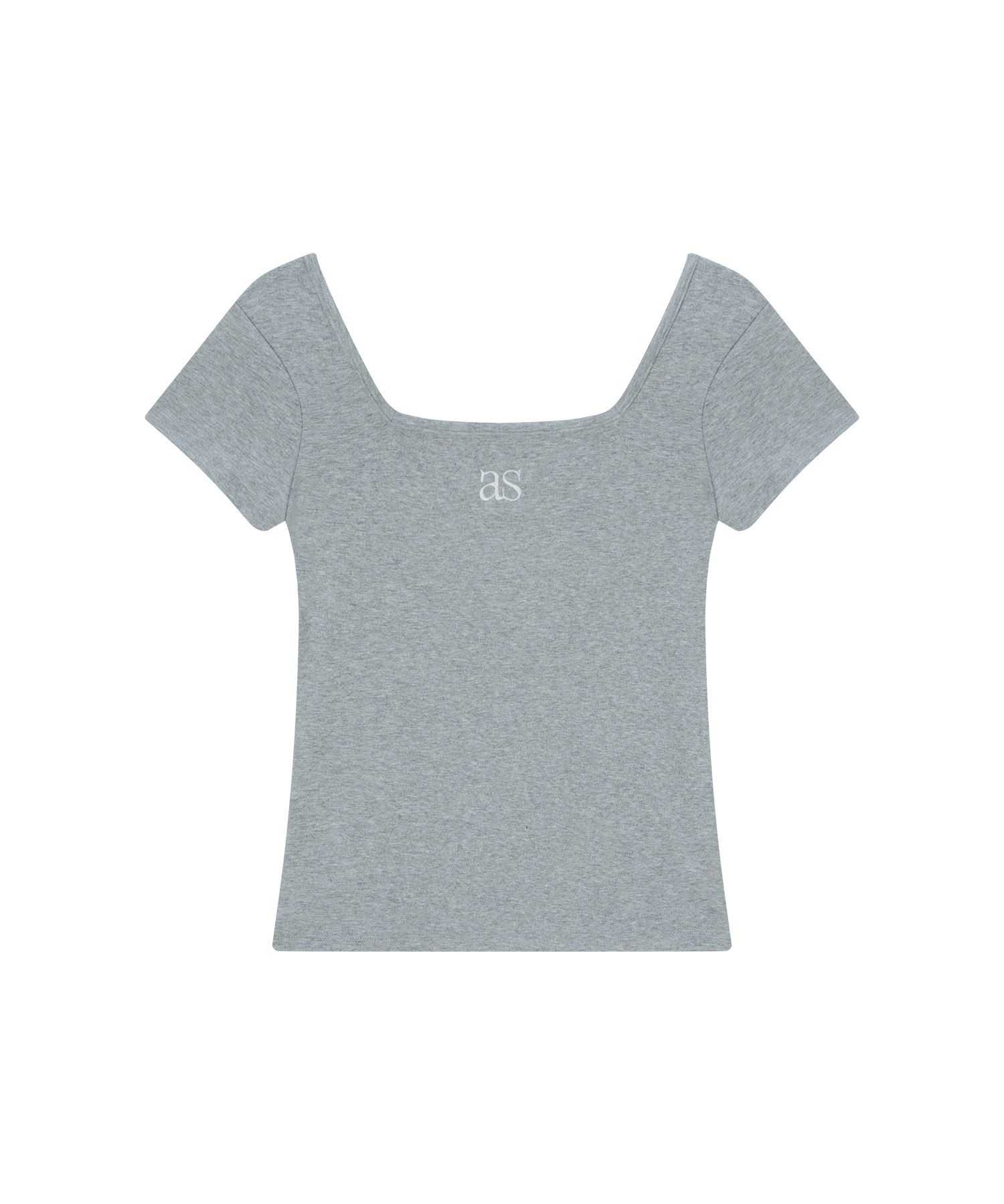 SQUARE LINE TEE / GRAY thumbnail 2