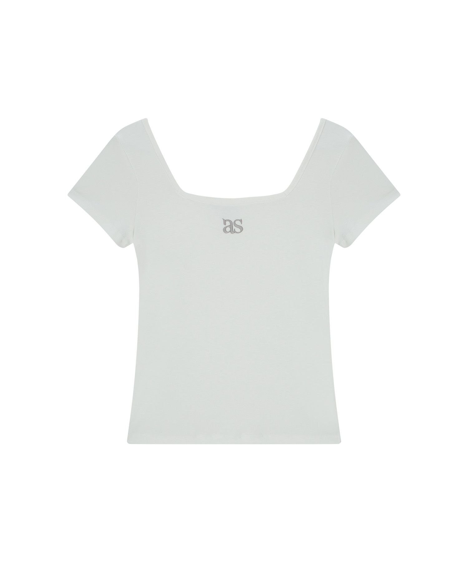 SQUARE LINE TEE / WHITE thumbnail 2