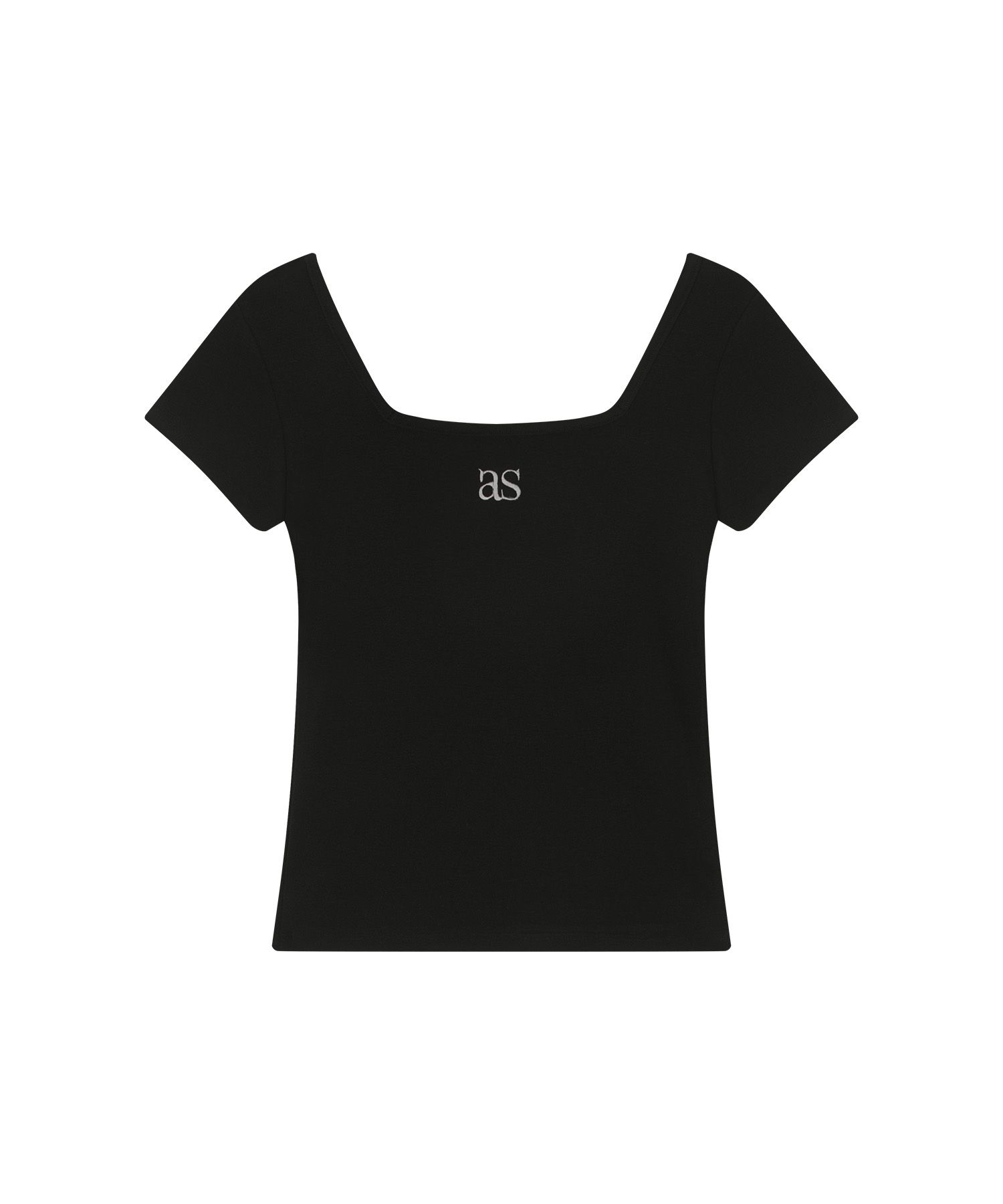 SQUARE LINE TEE / BLACK thumbnail 2