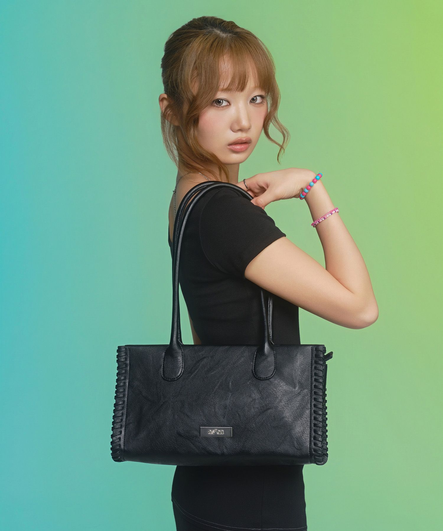 SQUARE LINE TEE / BLACK thumbnail 8