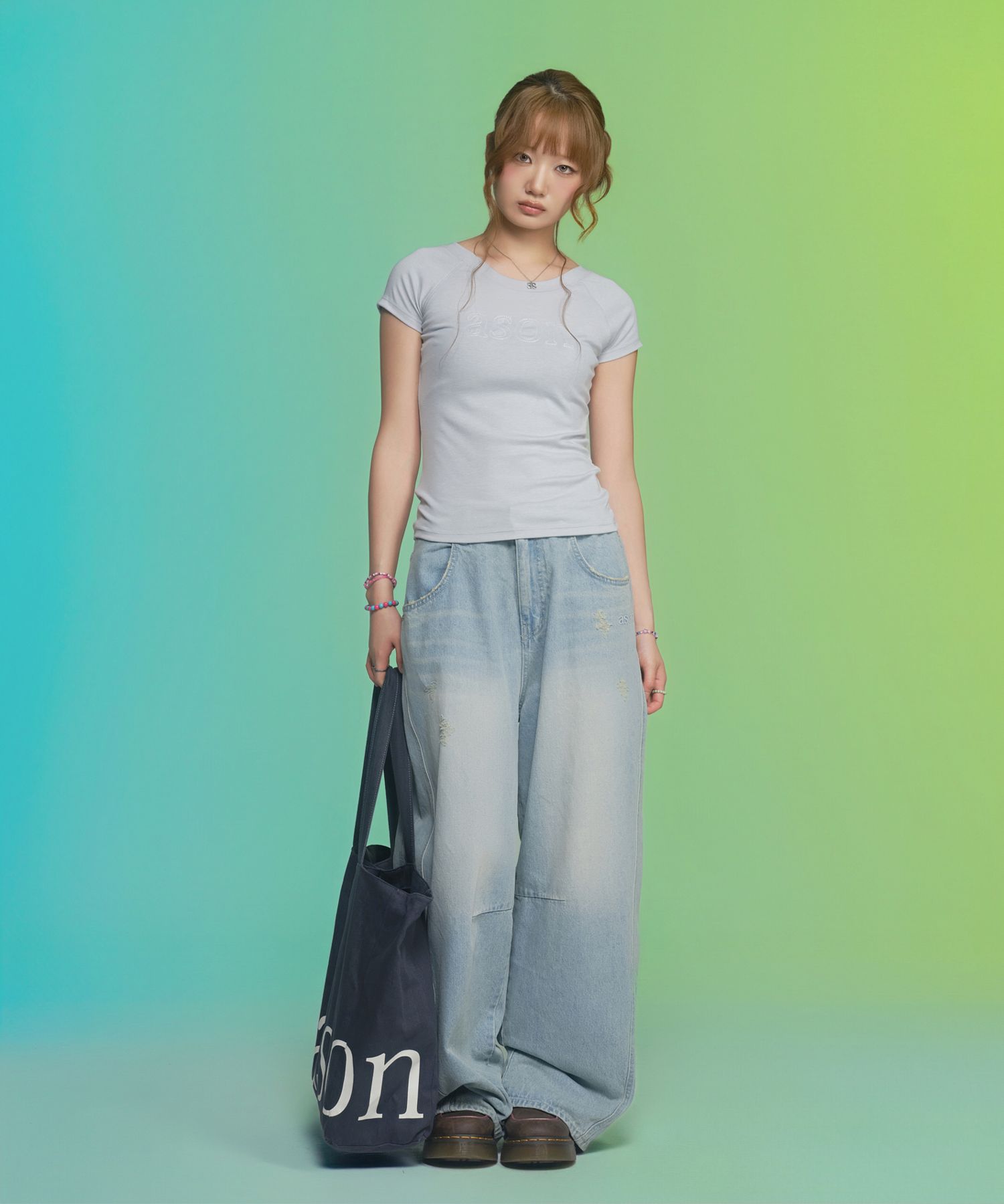 MONO REGLAN TEE / LIGHT BLUE thumbnail 10