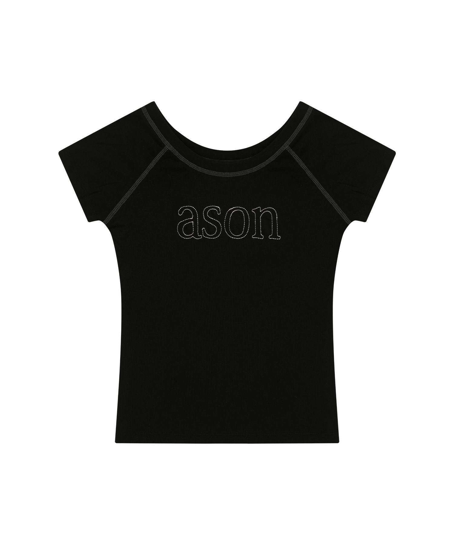 MONO REGLAN TEE / BLACK thumbnail 2