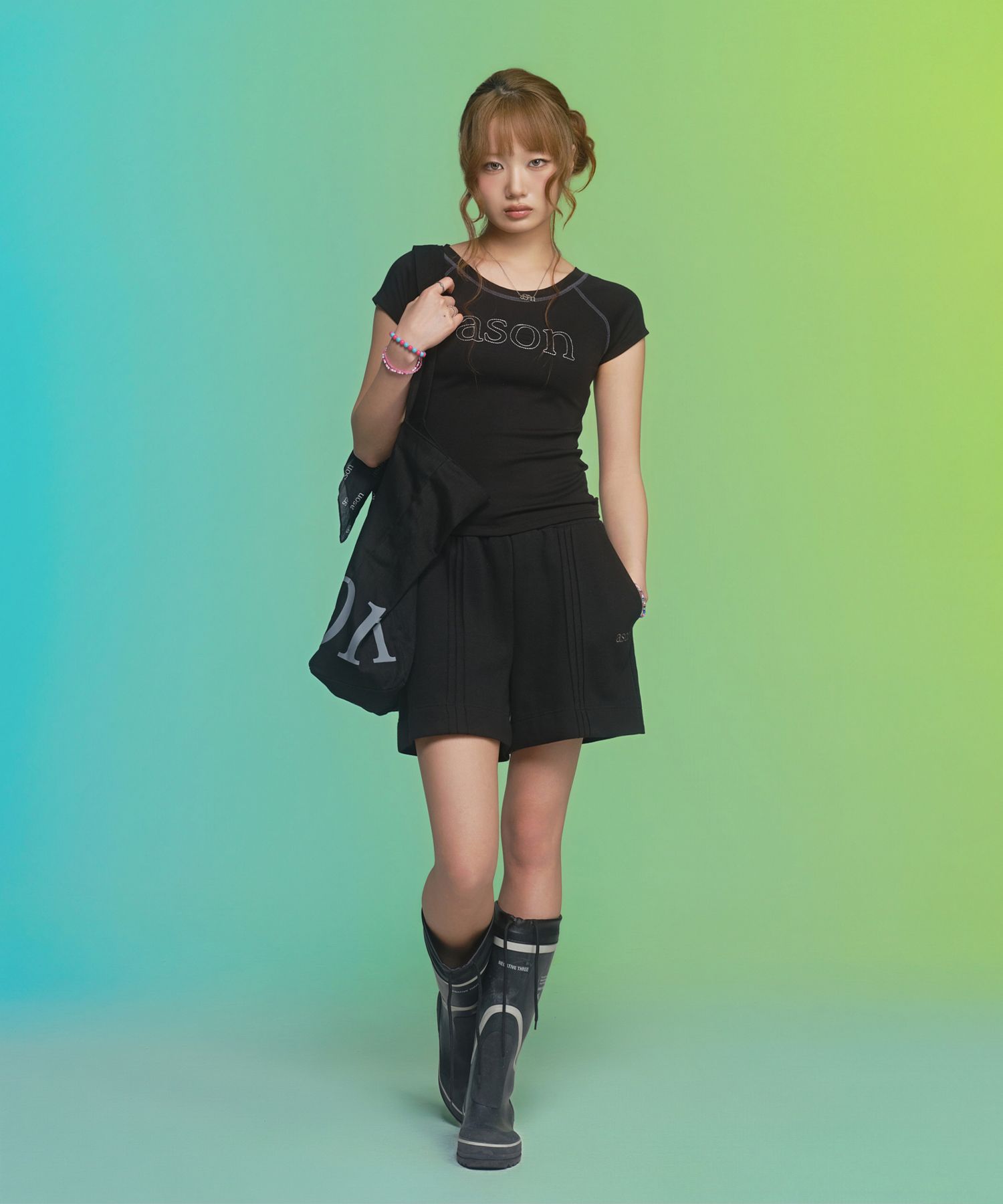 MONO REGLAN TEE / BLACK thumbnail 9
