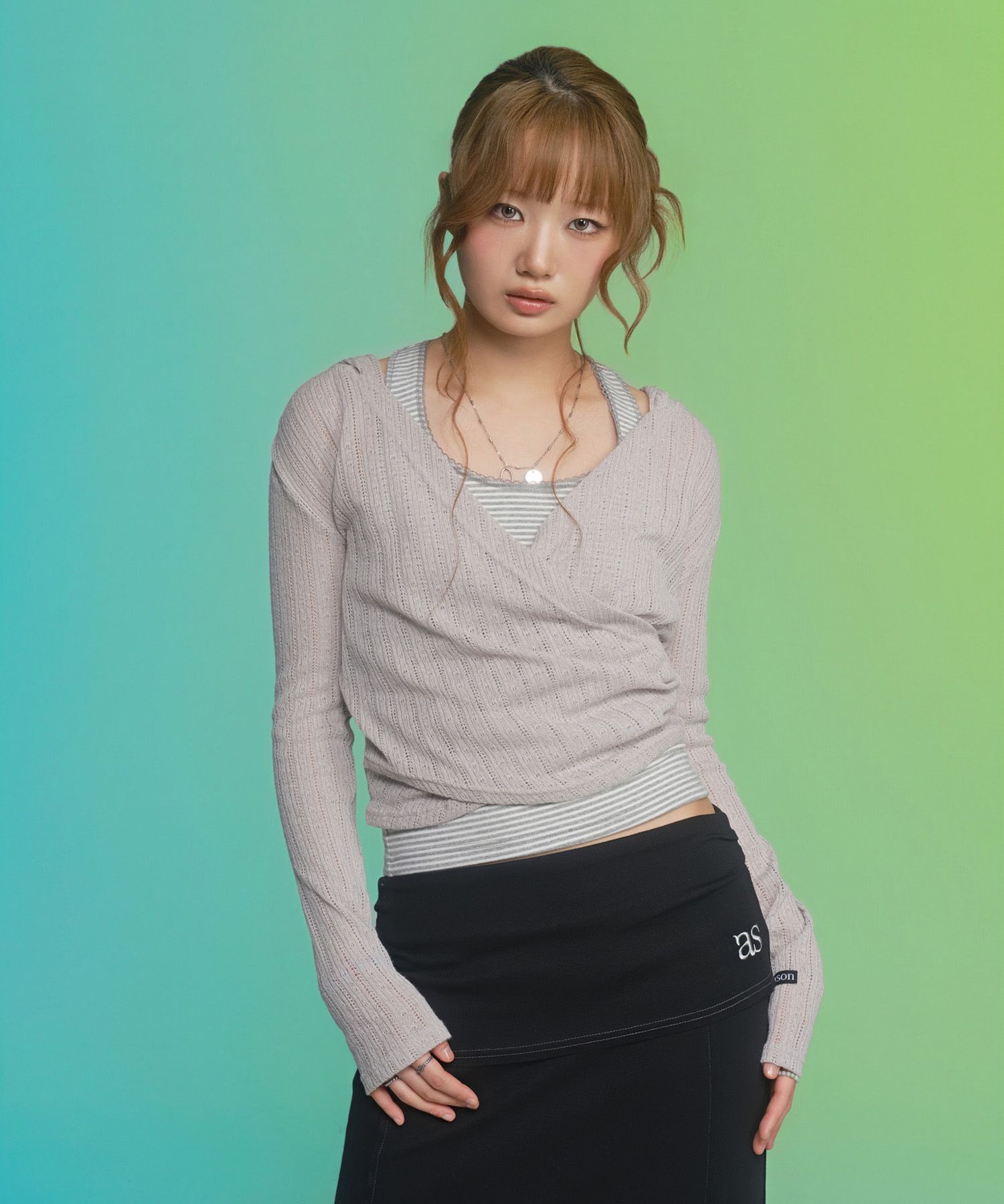 FLOAT HOODIE / KHAKI GRAY thumbnail 8