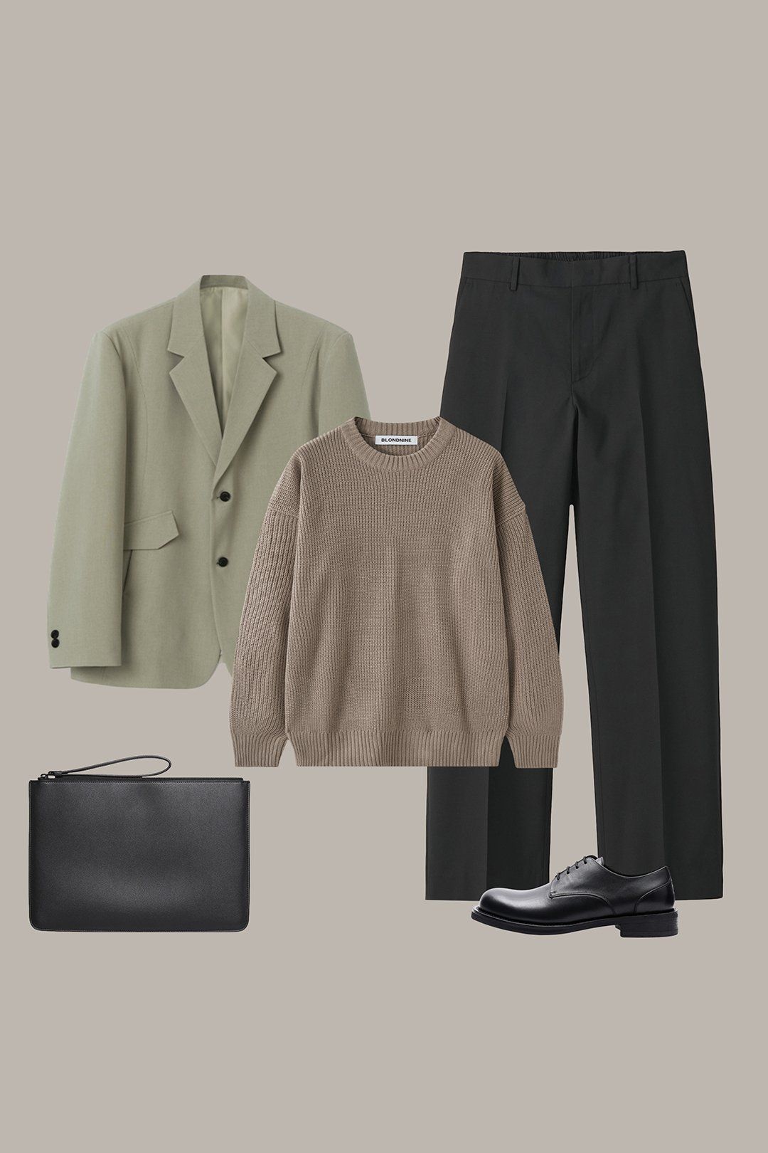CLASSY 가죽 클러치 백(VIPAC003) 블랙 source detail 70