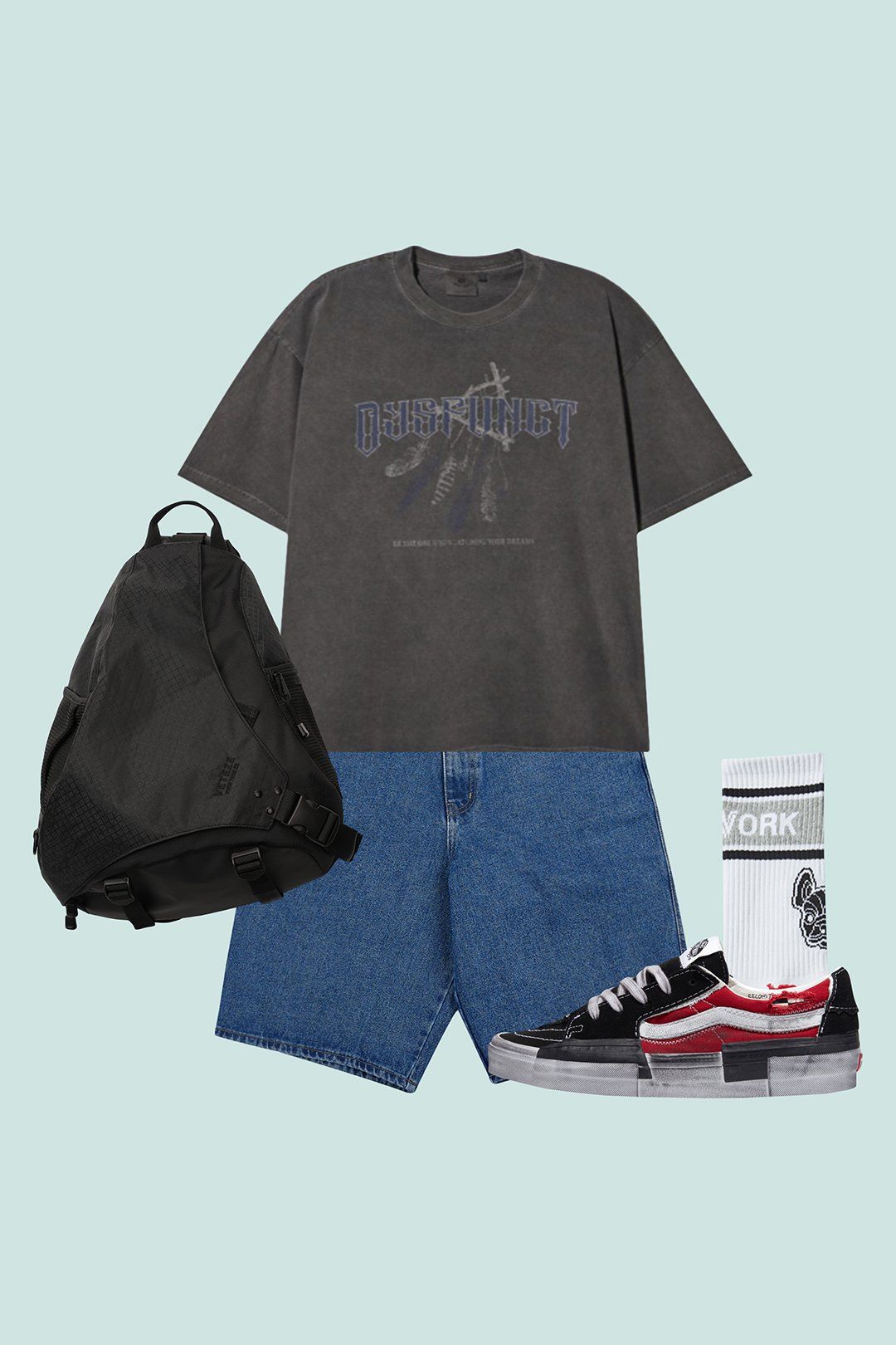 DYSFUNCT☆DREAM CATCHER PIGMENT T-SHIRT MUSINSA | DYSFUNCT DREAM CATCHER PIGMENT T-SHIRT (CHARCOAL)