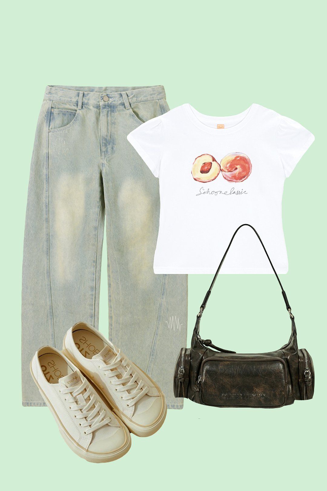 시눈(SINOON) Angel Puff T-Shirt (White) - 사이즈 & 후기 | 무신사