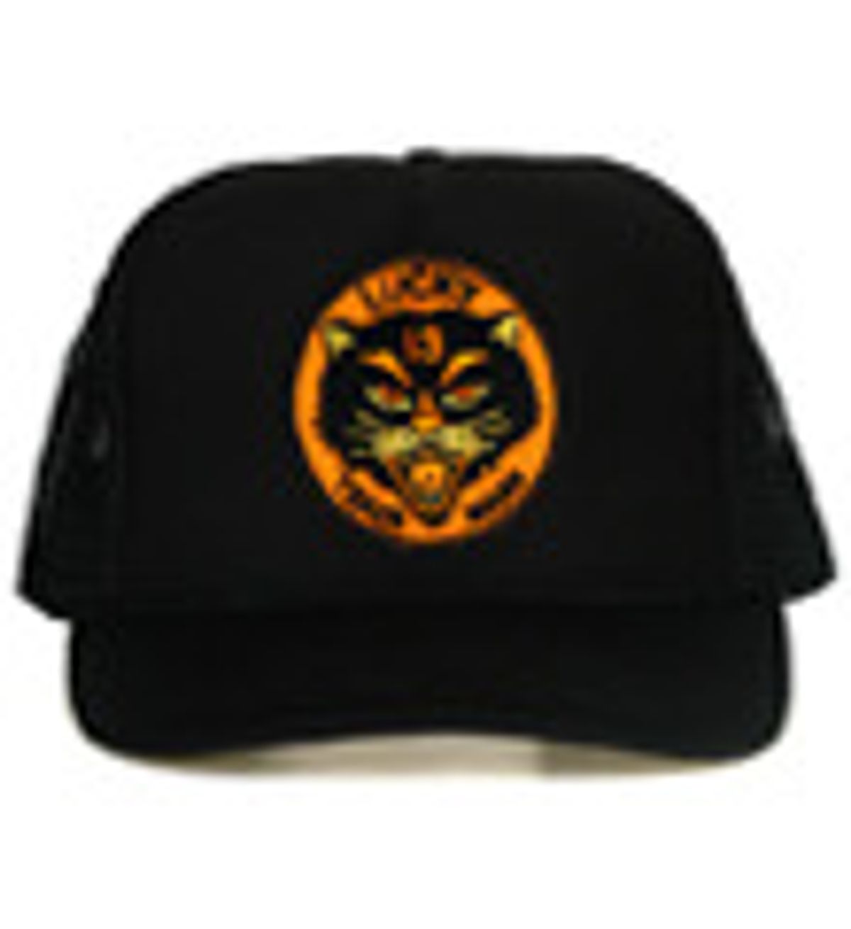 럭키13(LUCKY13) Black cat foam mesh cap BB