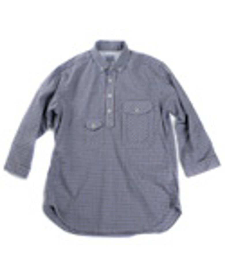 PULLOVER SHIRTS BROWN PLAID