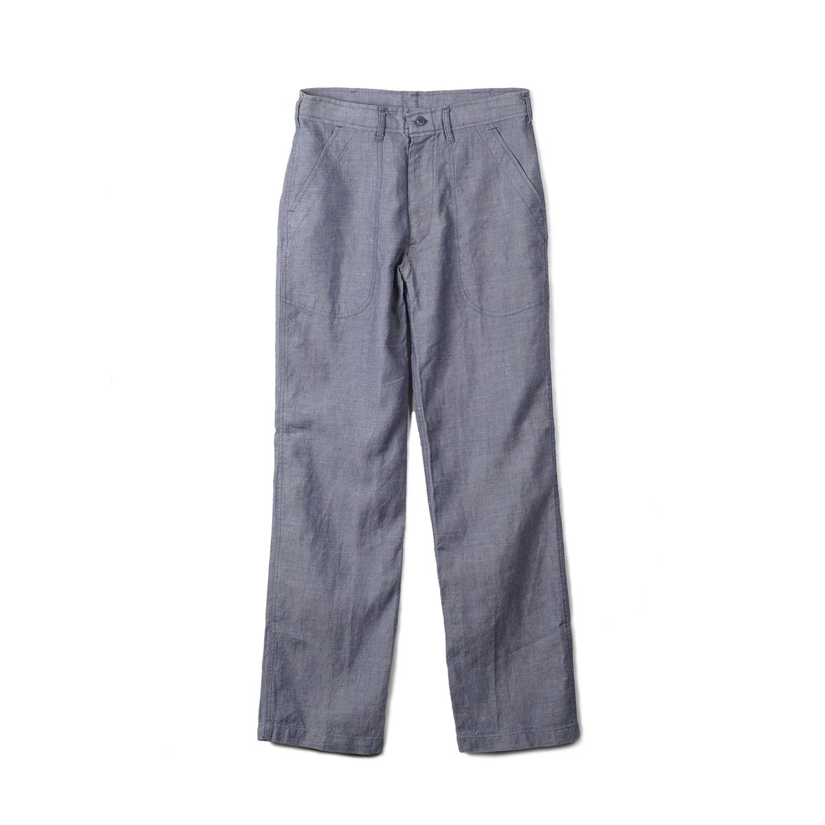 와이엠씨엘케이와이(YMCL KY) US Type NAVY Ramie Fatigue Pants-Blue