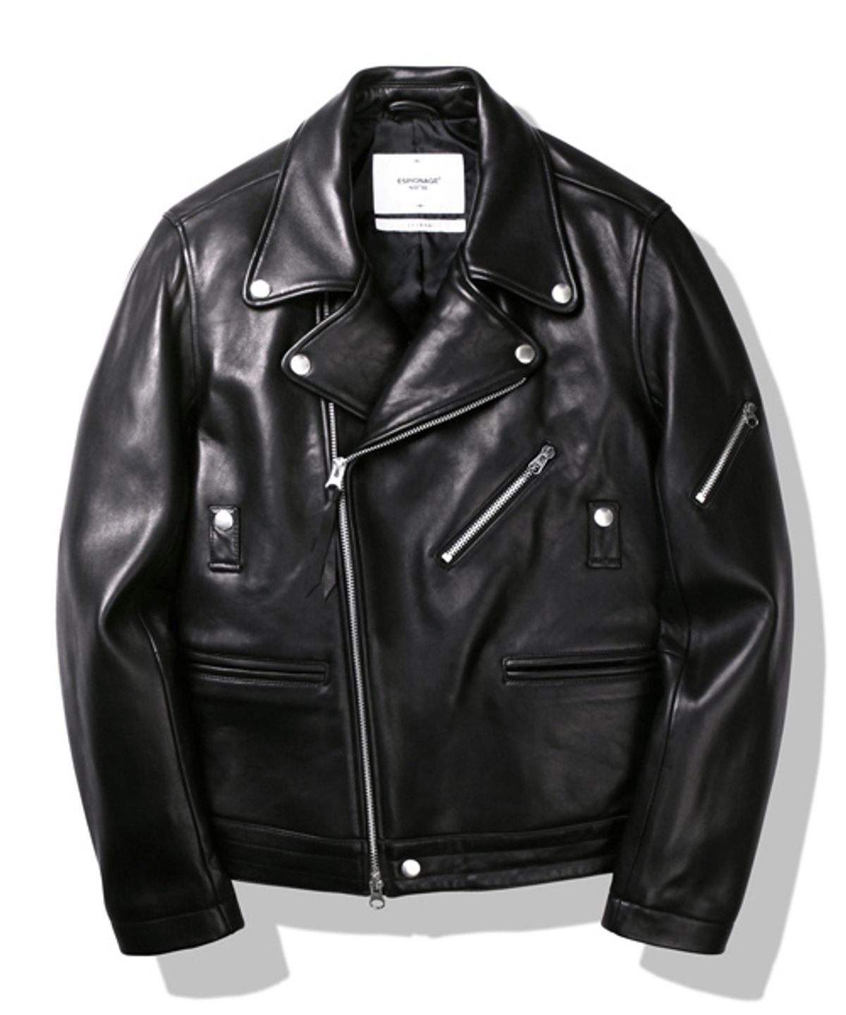 에스피오나지(ESPIONAGE) Jerry Sheepskin Riders Jacket Black - 사이즈 & 후기 | 무신사
