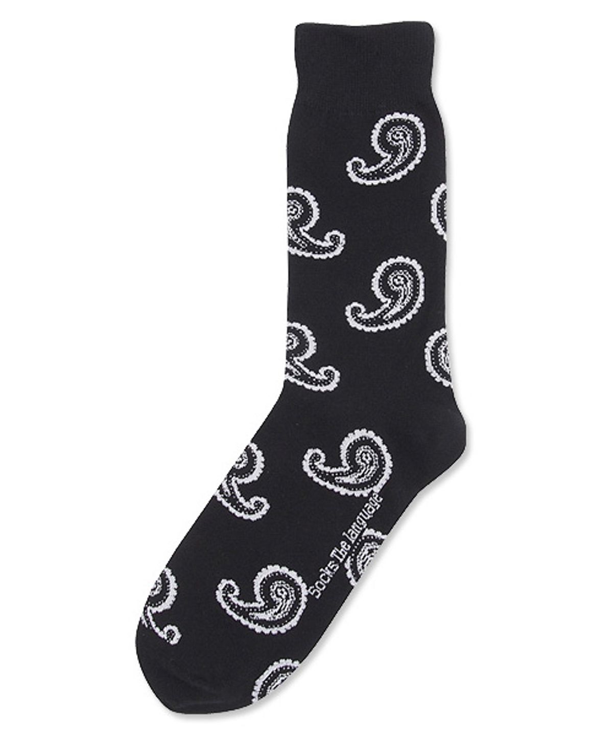 삭스더랭귀지(SOCKS THE LANGUAGE) black-paisley
