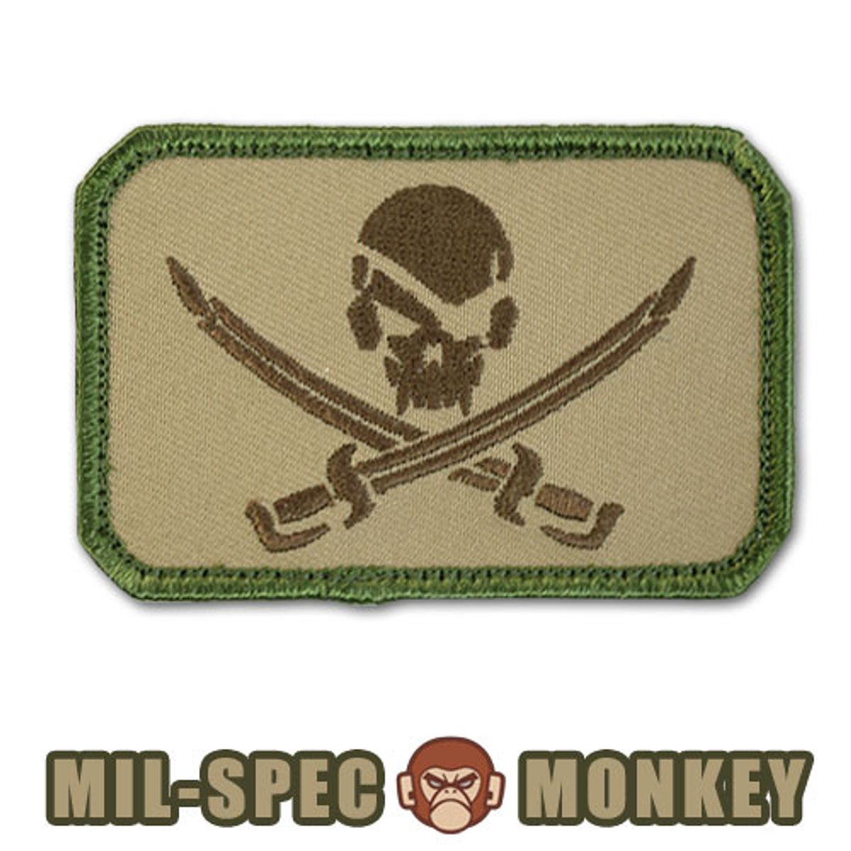 밀스펙몽키(MILSPEC MONKEY) 패치 파이러트 스컬 플래그 0057 (멀티캠)