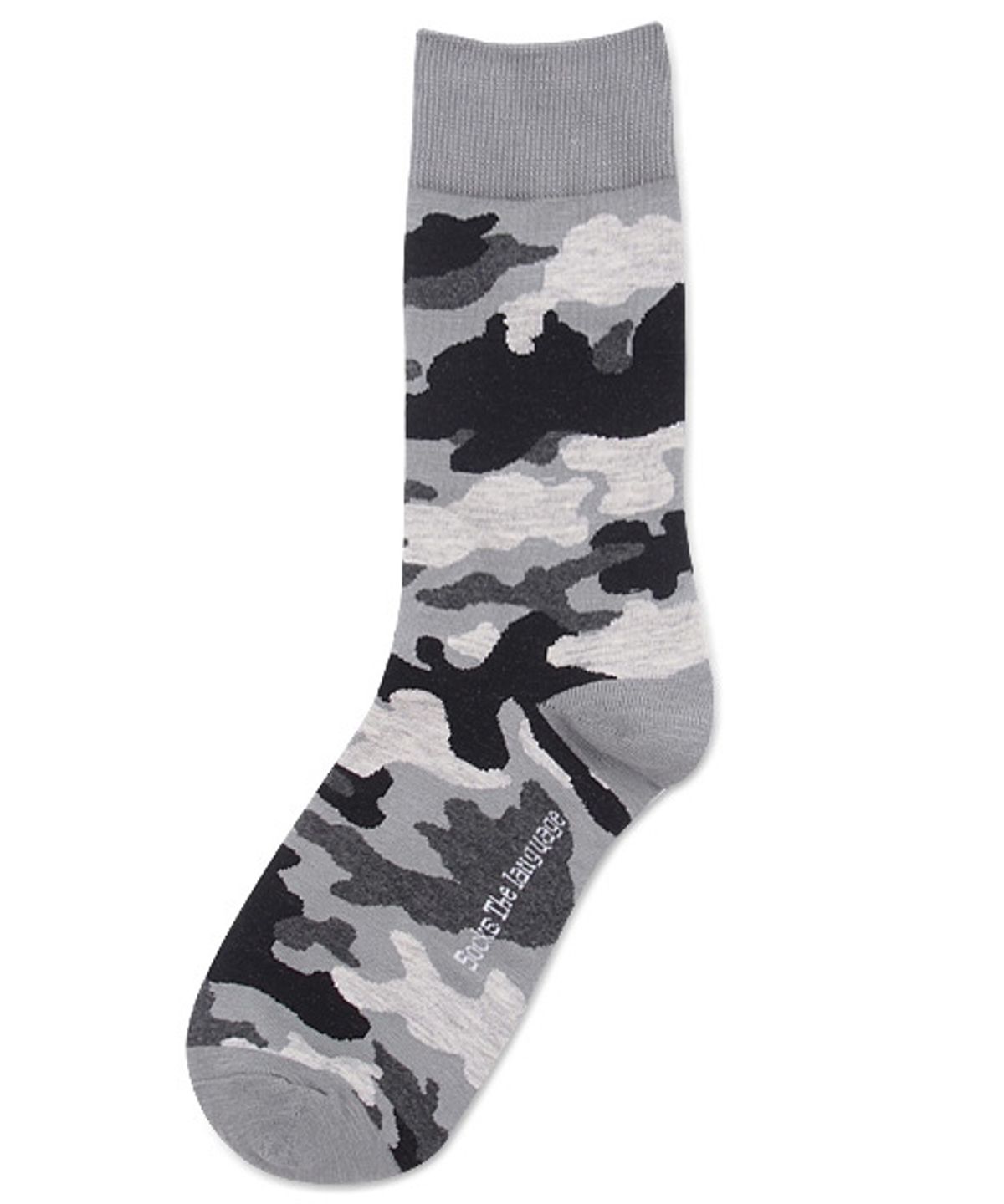 삭스더랭귀지(SOCKS THE LANGUAGE) camouflage-grey
