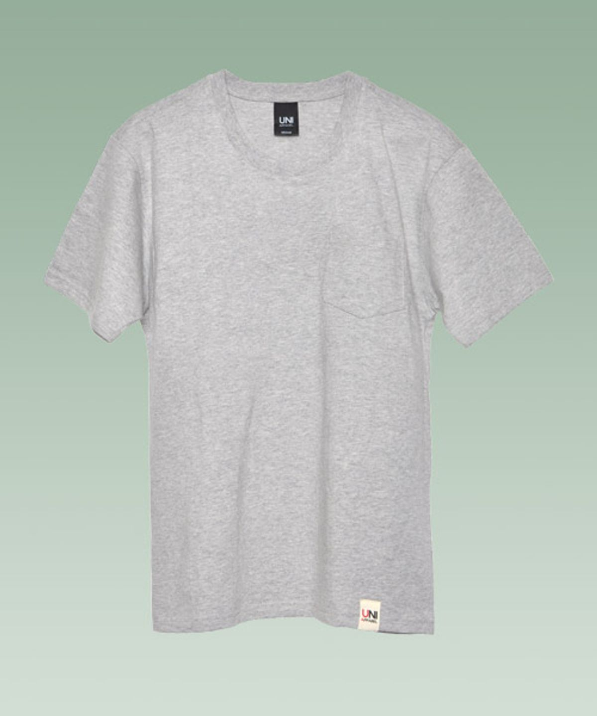 유니어패럴(UNI APPAREL) 베이직 포켓 반팔티 (그레이)