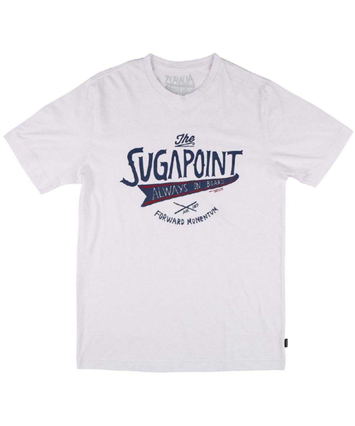 슈가포인트(SUGAPOINT) [슈가포인트] 남녀공용 그래픽 티셔츠  ford-white