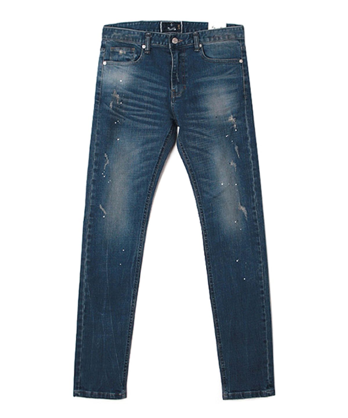 어레인지(ARRANGE) blue washed denim pants