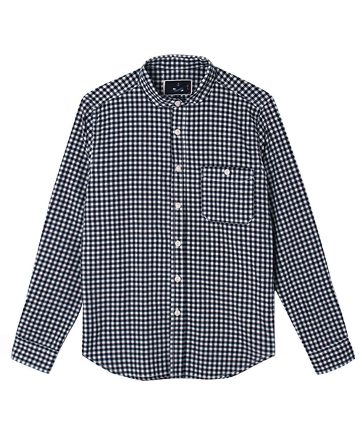 어레인지(ARRANGE) navy gingham shirts