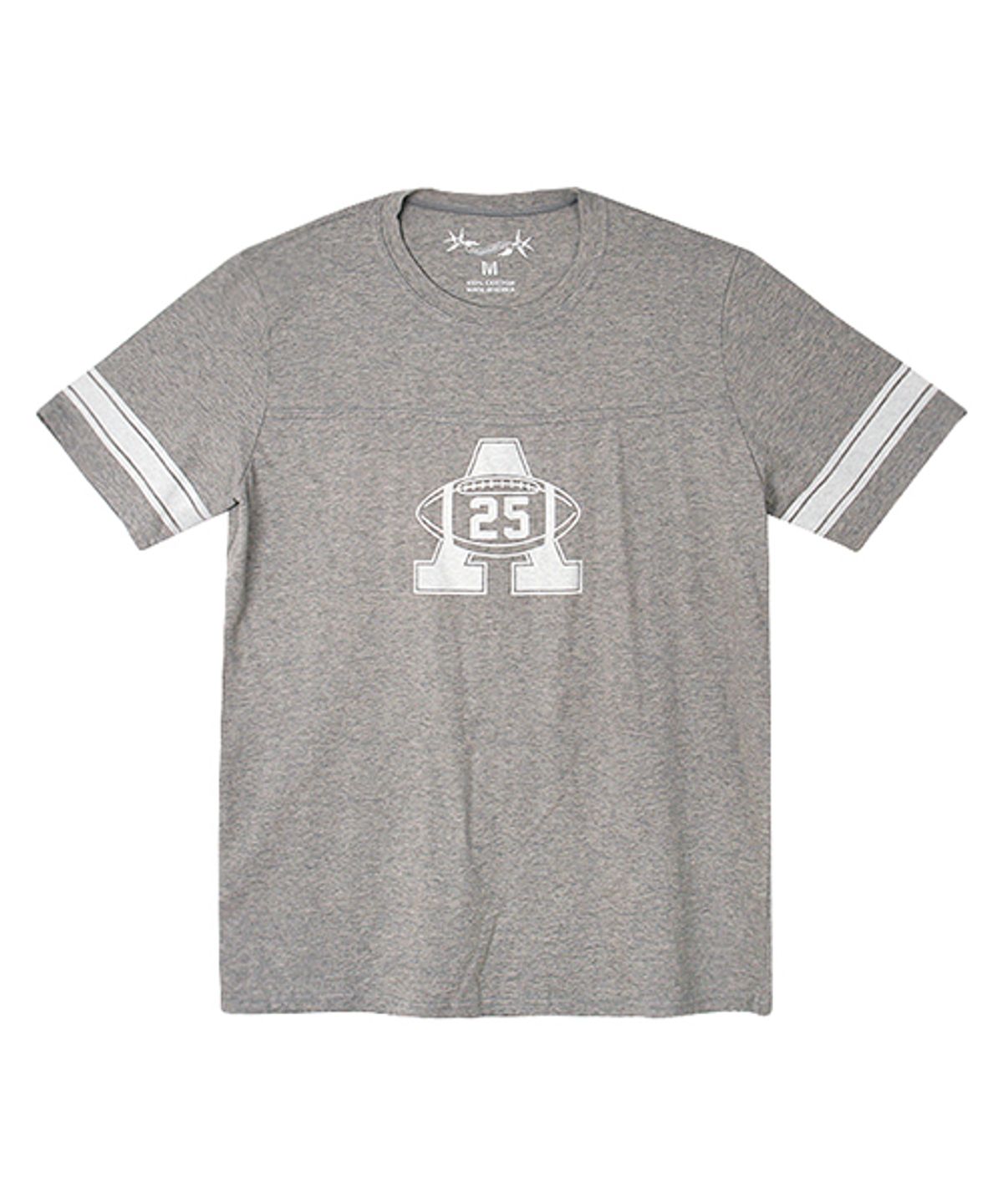 어레인지(ARRANGE) A25 rugby short sleeve T-shirts (melange gray)