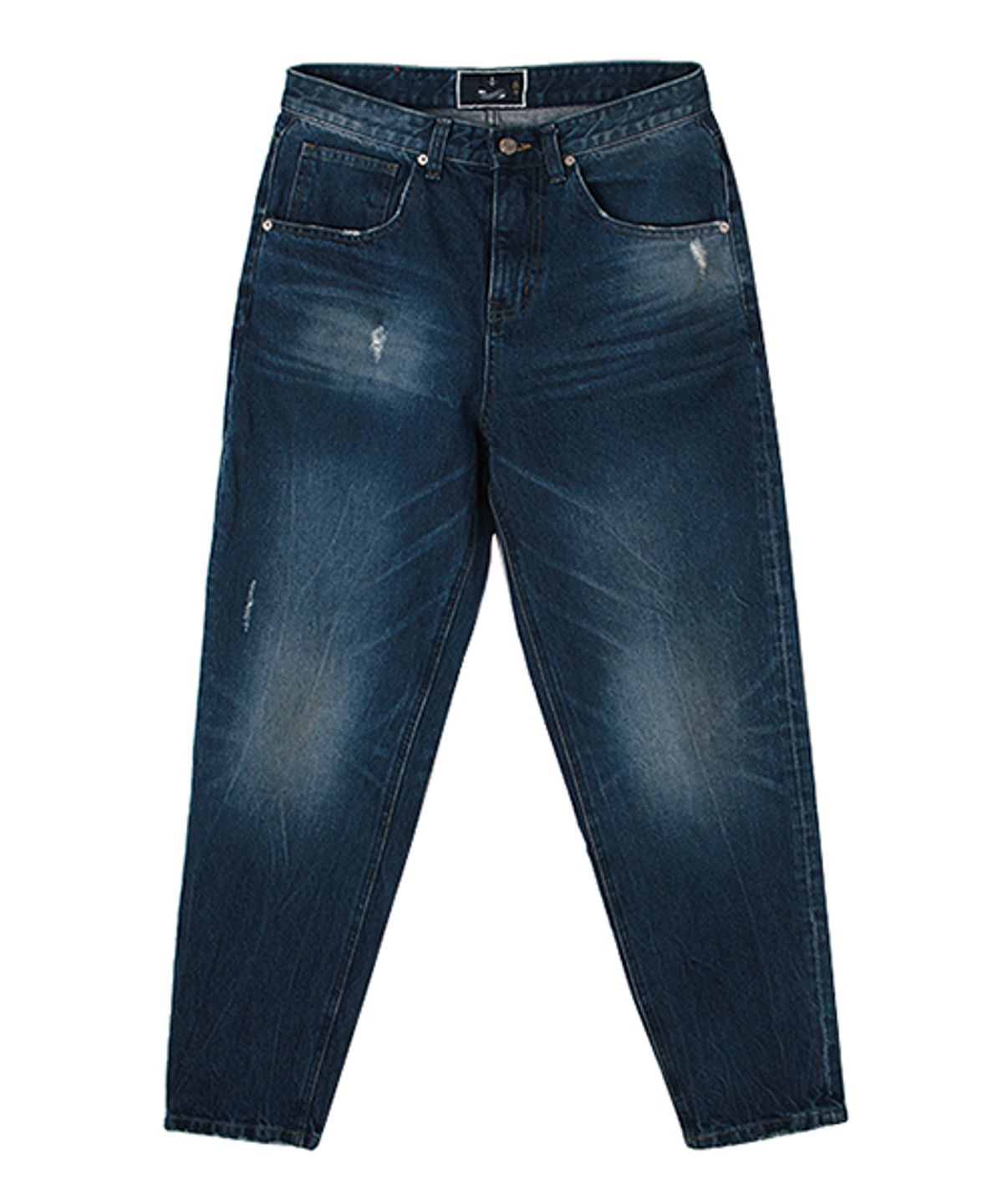 어레인지(ARRANGE) loose baggy washed denim pants