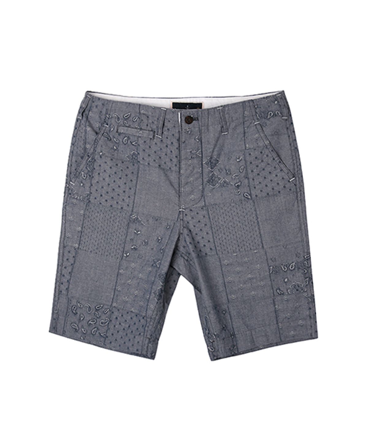 어레인지(ARRANGE) bandana patch jacquard short pants