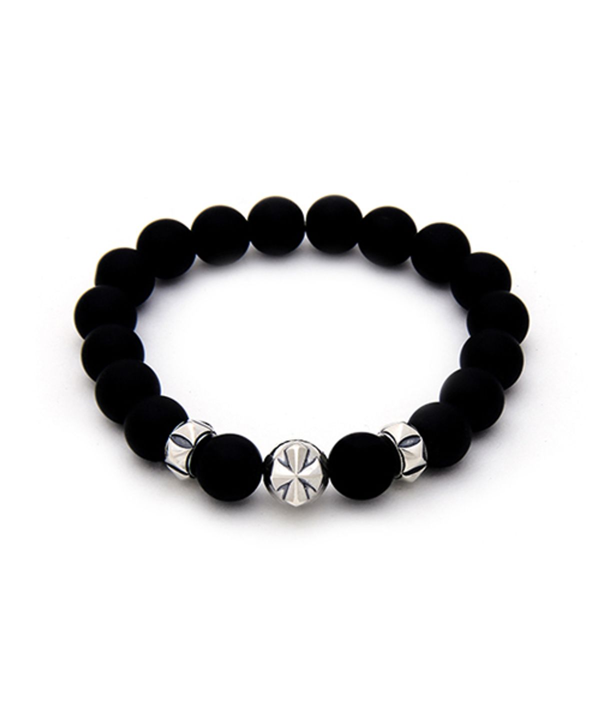 로얄피스(ROYAL PIECE) 오닉스 BALL SILVER BRACELETS