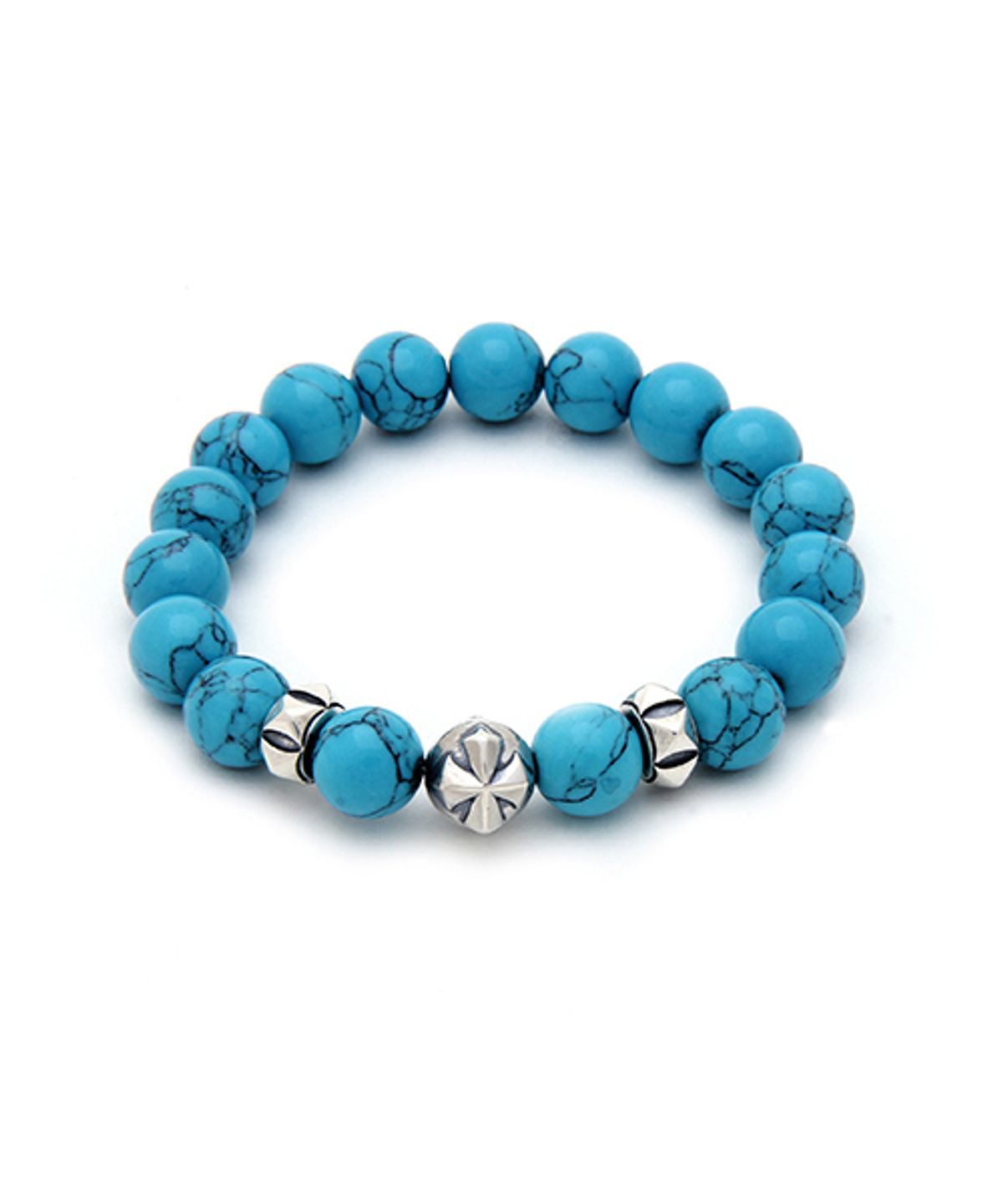 로얄피스(ROYAL PIECE) 터키석 BALL SILVER BRACELETS