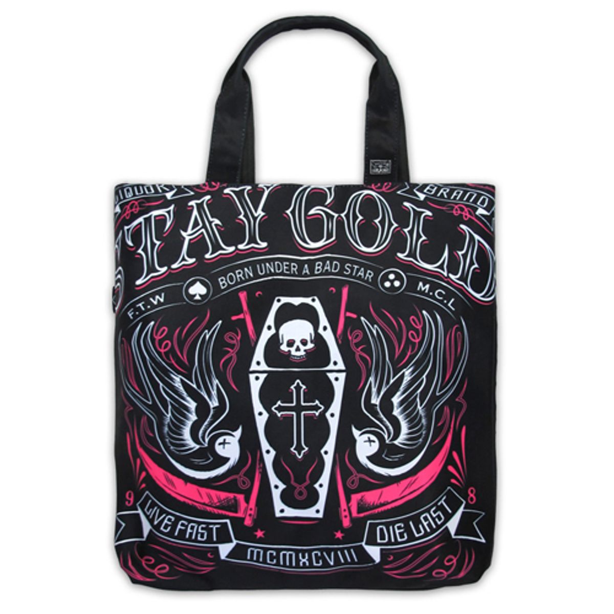 리쿼브랜드(LIQUOR BRAND) STAY GOLD TOTE BAG