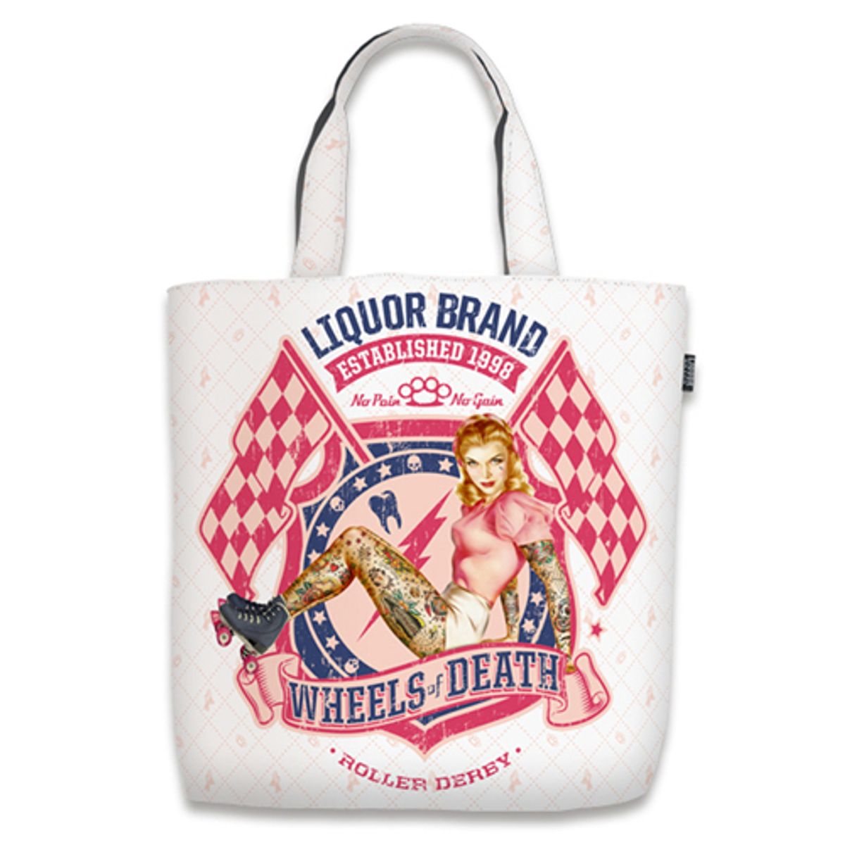 리쿼브랜드(LIQUOR BRAND) ROLLERGIRL TOTE BAG