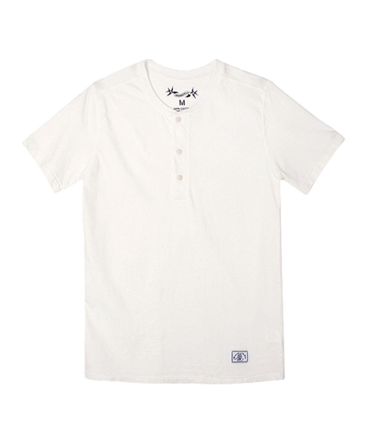 어레인지(ARRANGE) henly neck short sleeve tee (off white)