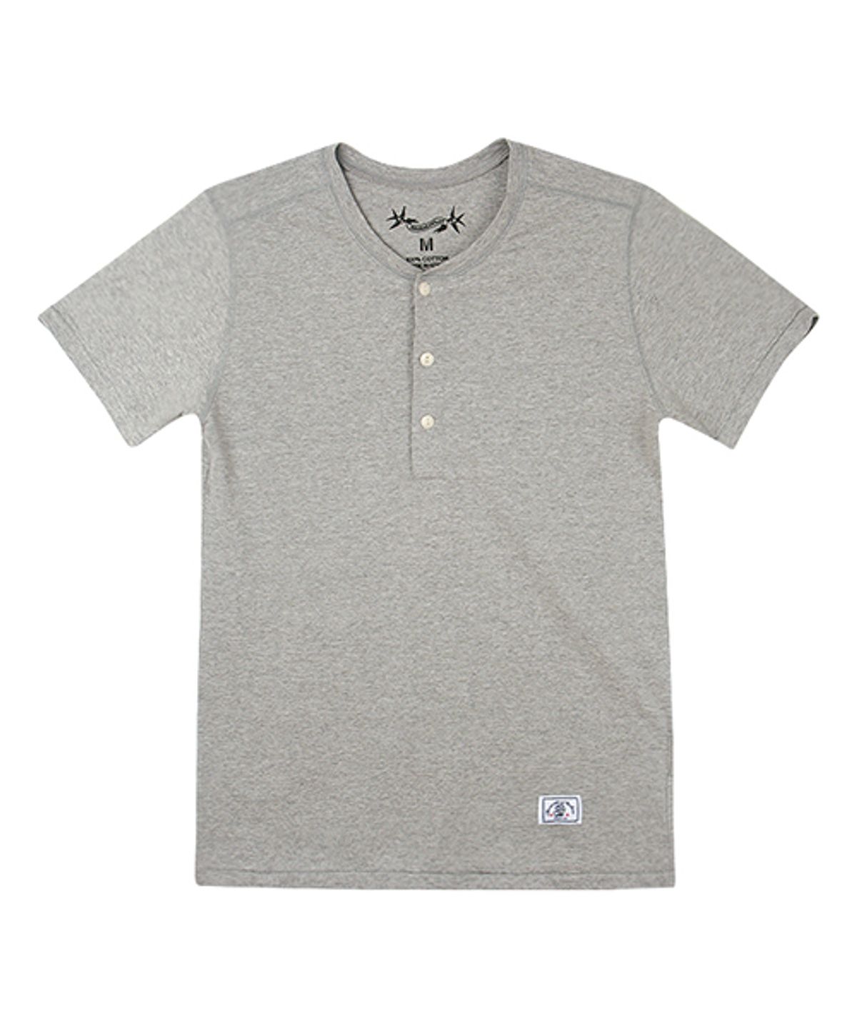 어레인지(ARRANGE) henly neck short sleeve tee (melange)