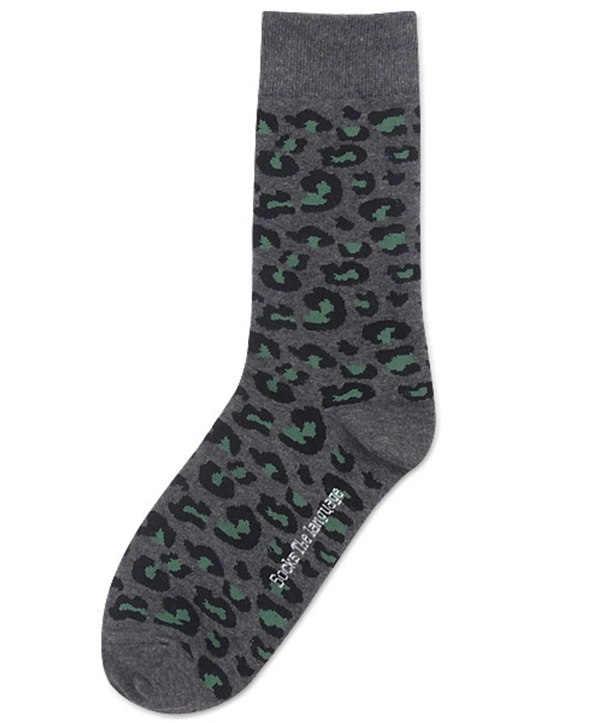 삭스더랭귀지(SOCKS THE LANGUAGE) leopard-green