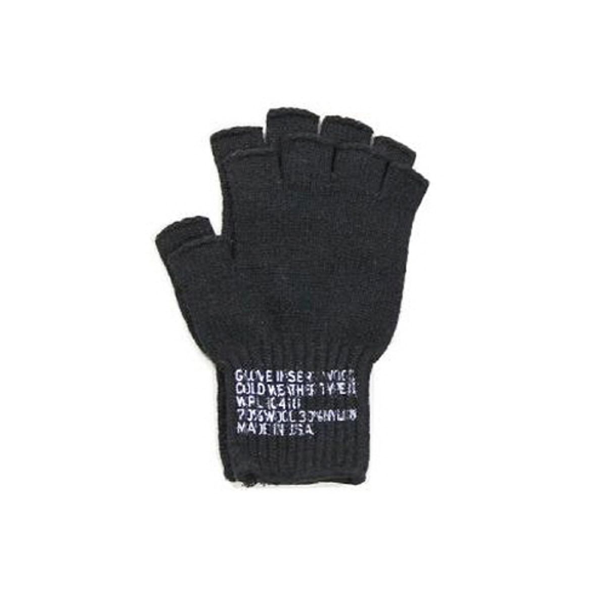 로스코(ROTHCO) 8411 핑거리스 울 글러브 (BLACK)