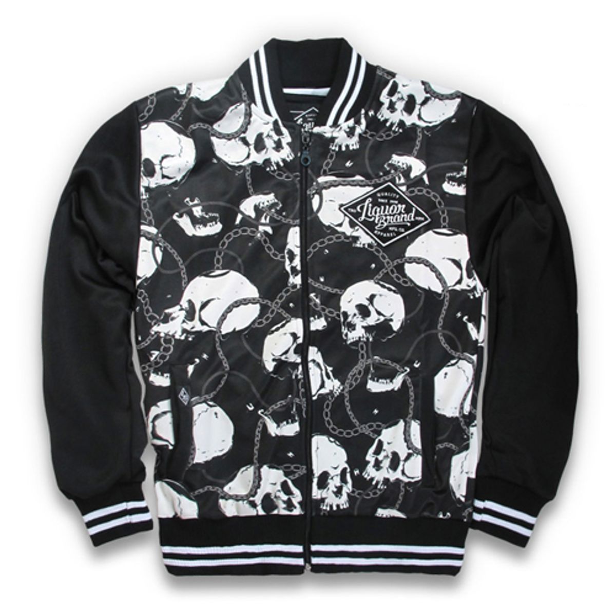 리쿼브랜드(LIQUOR BRAND) SKULLS AND CHAINS JACKET