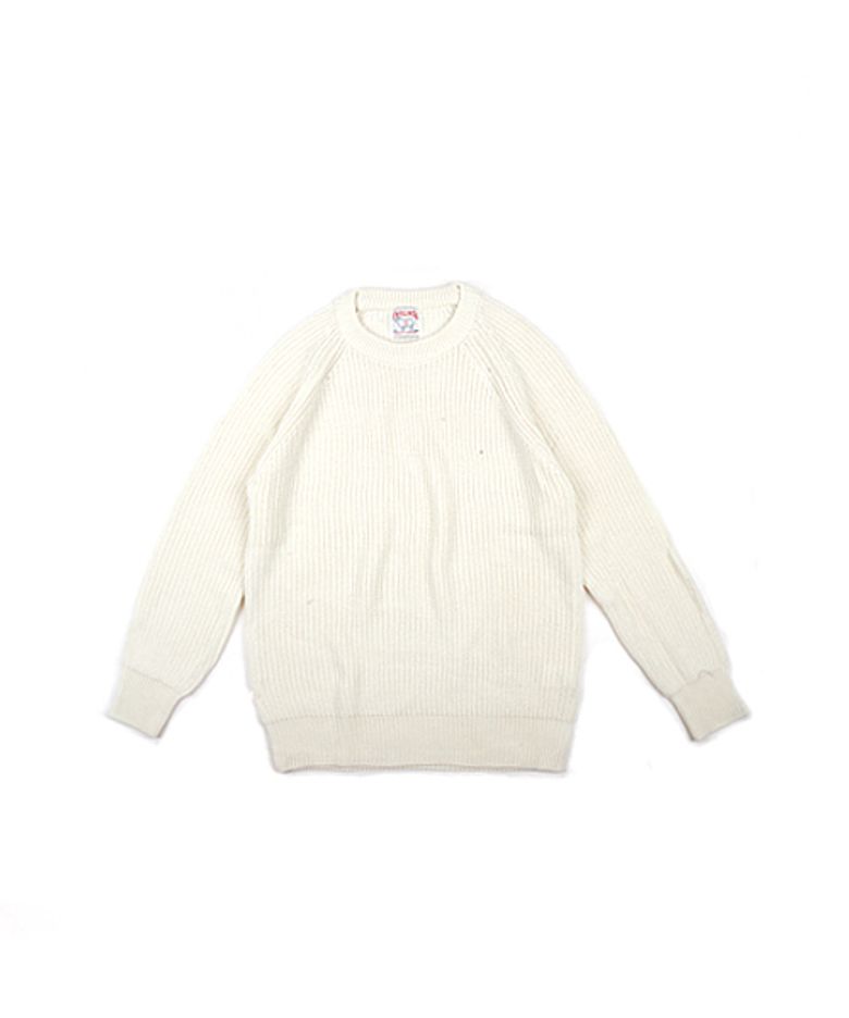 Swellmob army wool sweater -ivory-
