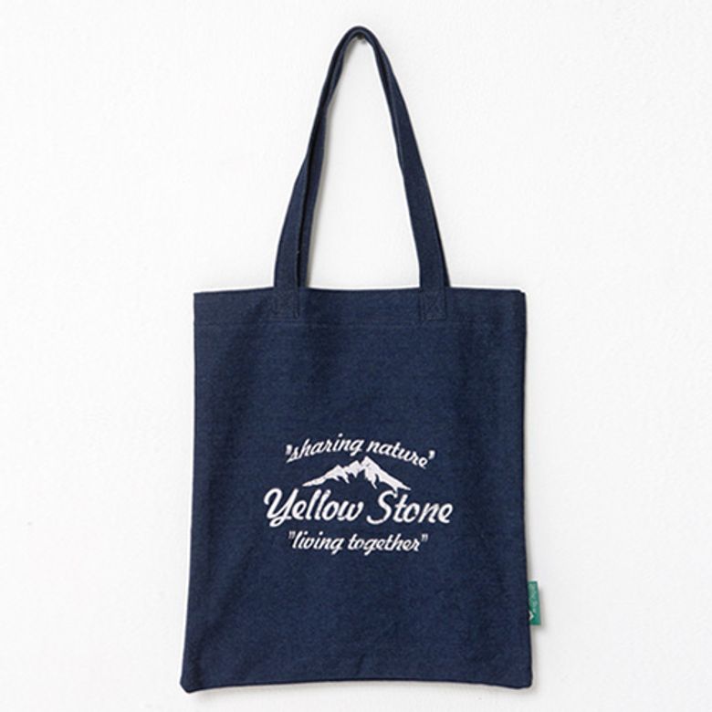 ECOBAG  denim eco bag - ys2015dn 네이비 폰트