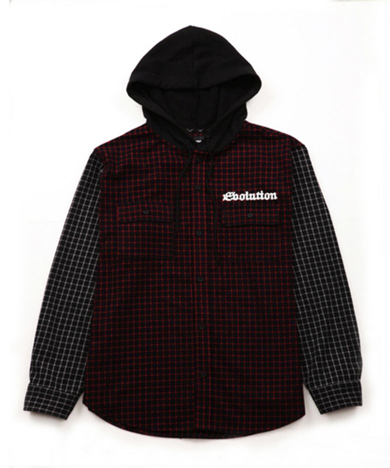 EV Hooded Check Shirts