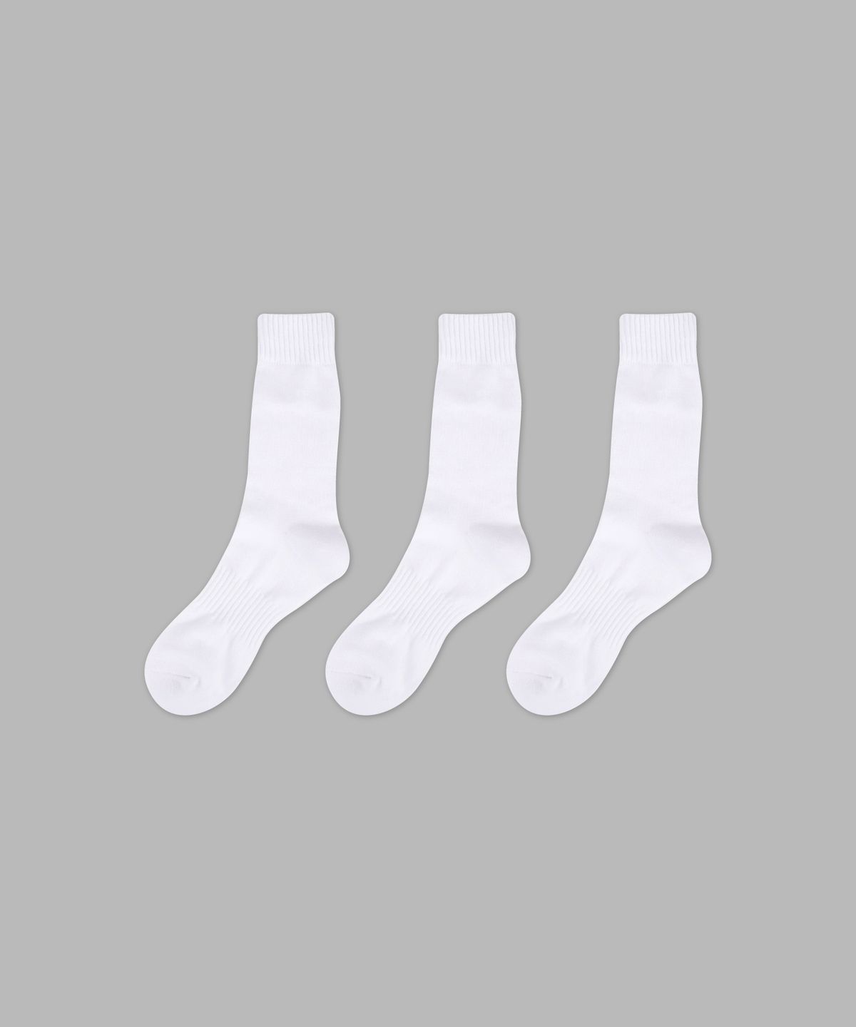일오공칠(IL-O-GONG-CHIL) [3PACK] 1507 베이직 애슬레틱 삭스 _ 스노우화이트