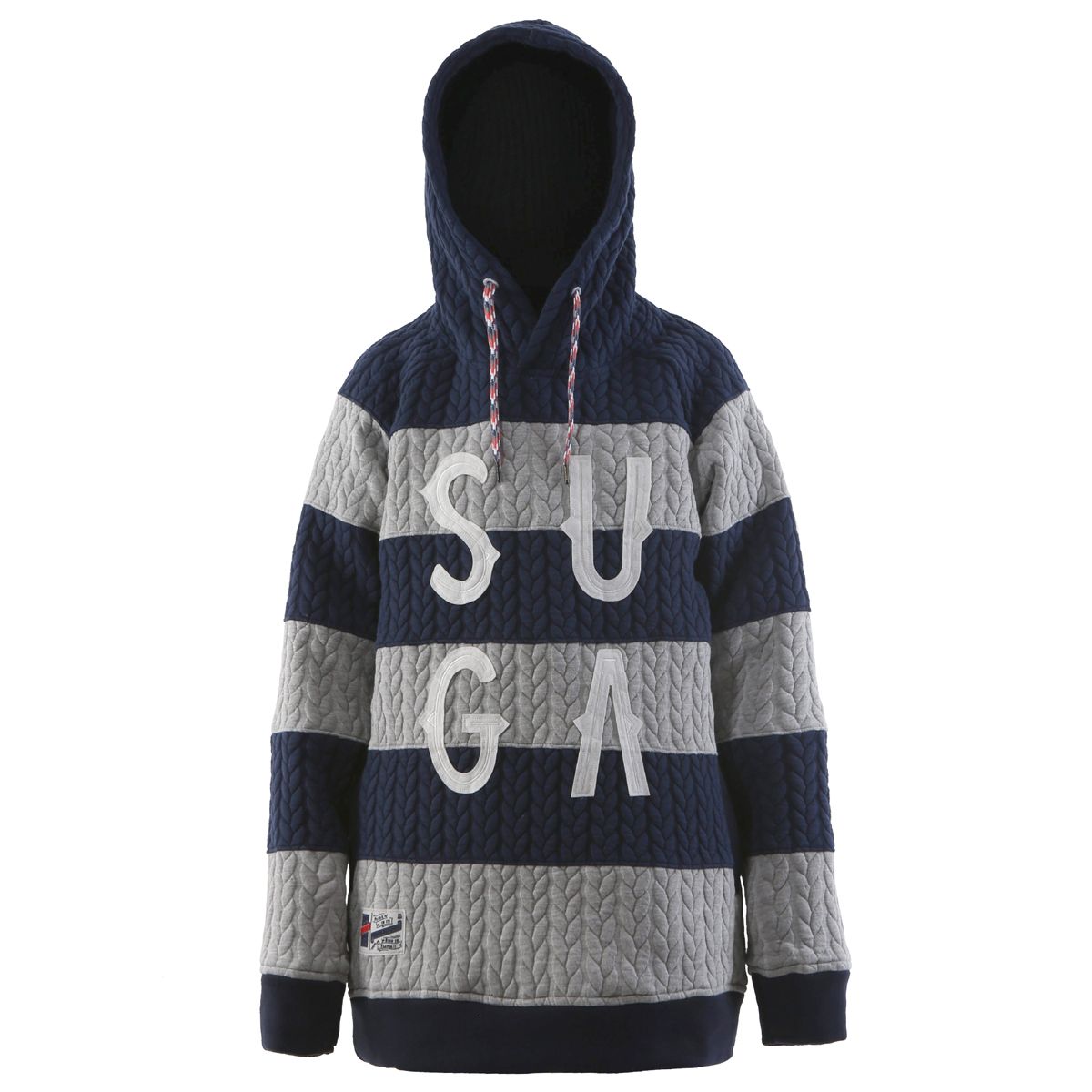 슈가포인트(SUGAPOINT) [슈가포인트] 여자 후드티  NOBEL-navy/l.grey