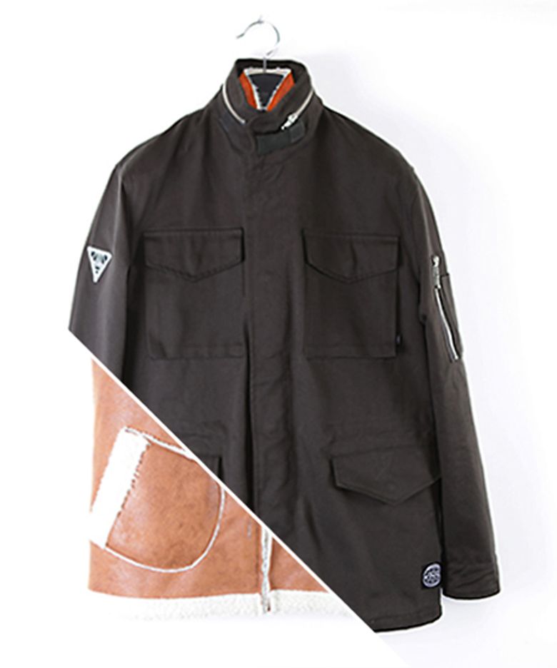 EVM-65 Jacket with Inner Vest (Dark Olivegreen)