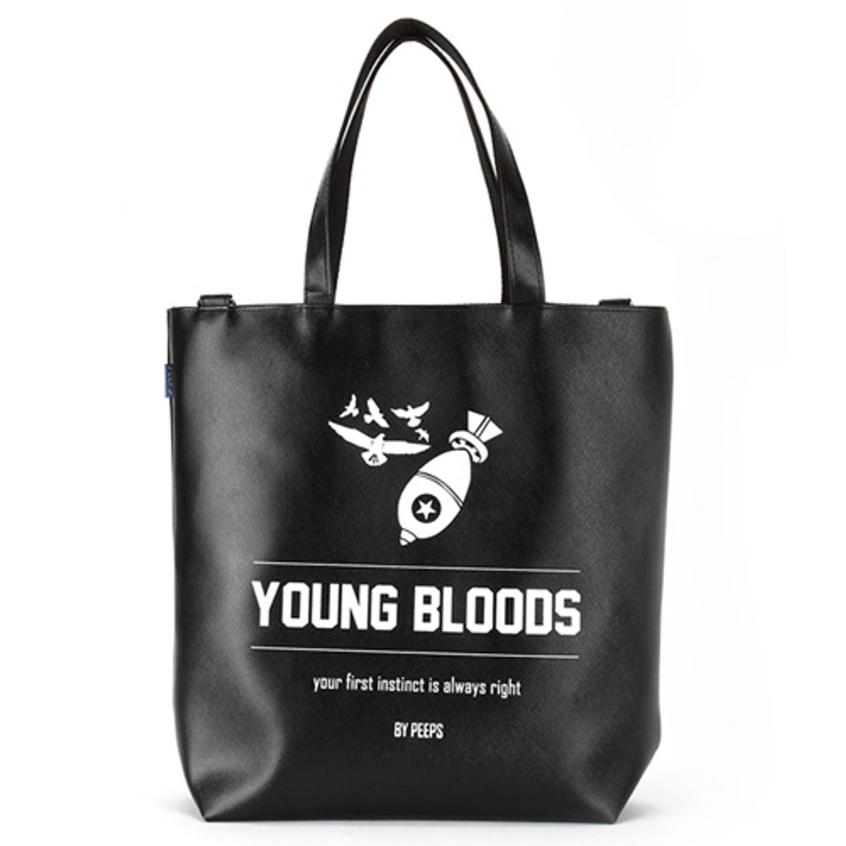 핍스(PEEPS) bomb printing CROSS & TOTEBAG (SL)