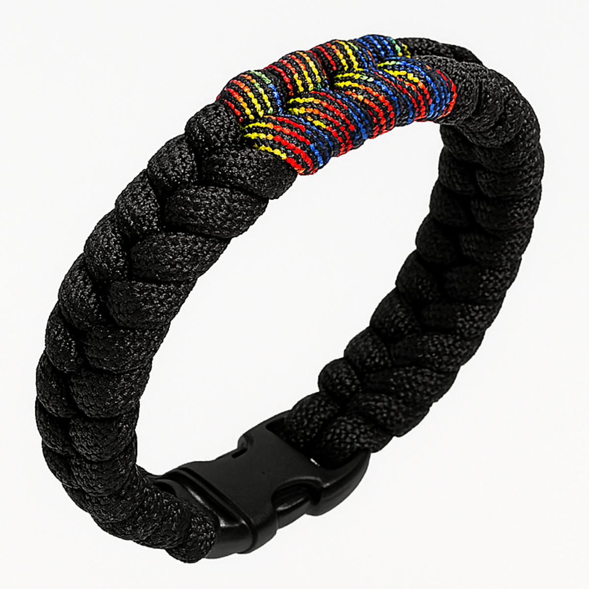 마크-4(MARK-4) 짱짱하게 엮은 PARACORD BAND  (RAINBOW)