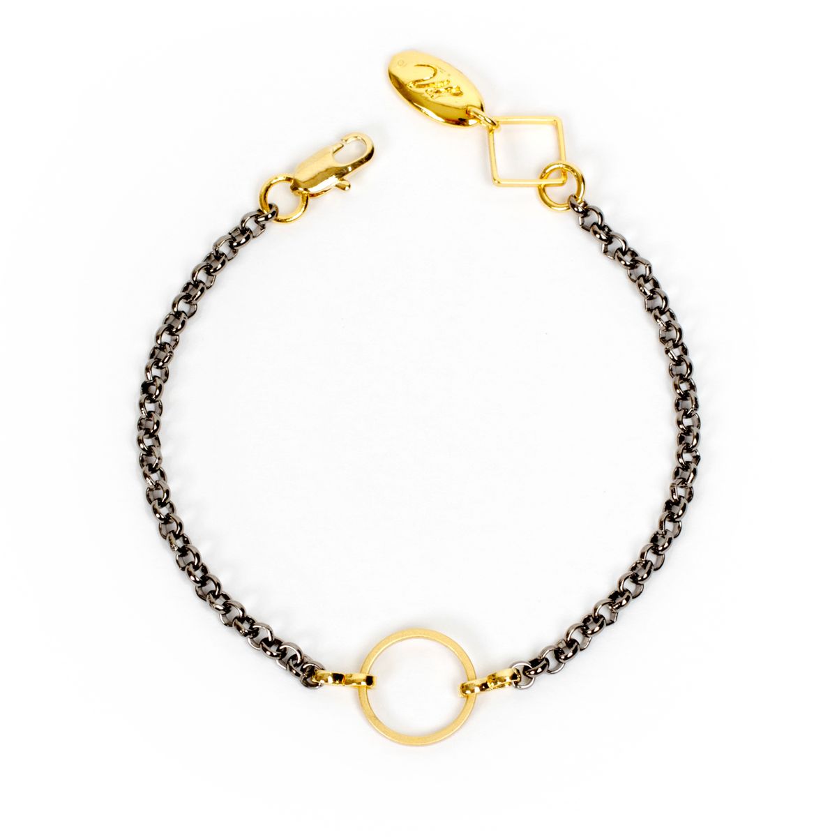 모드곤(MODGONE) [모드곤] Gold Circle Bracelet