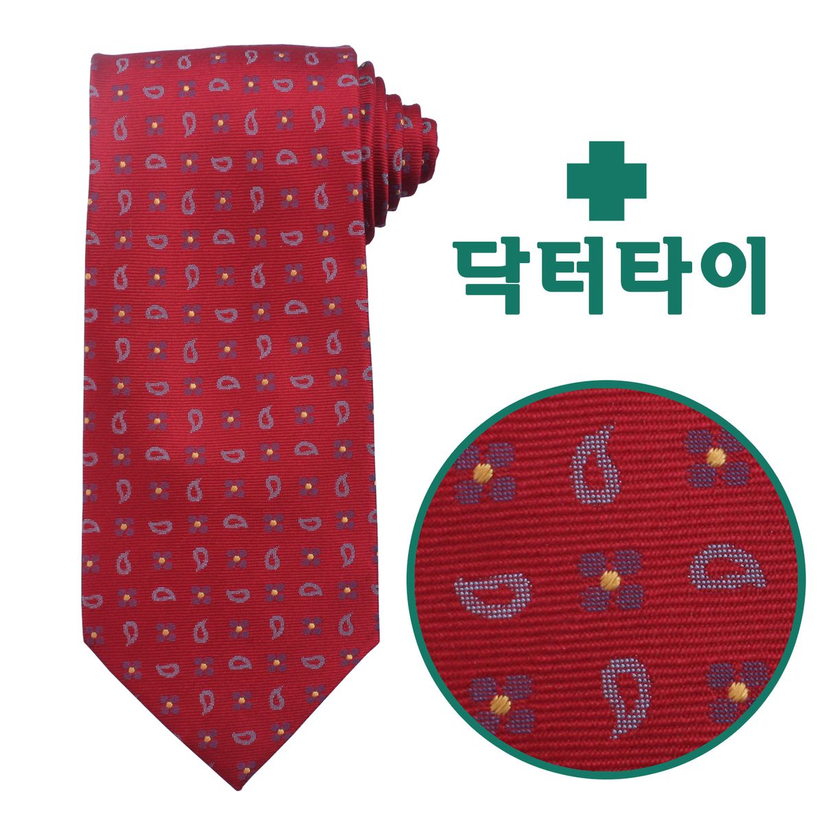 닥터타이(DRTIE) [닥터타이] 페이즐리_레드