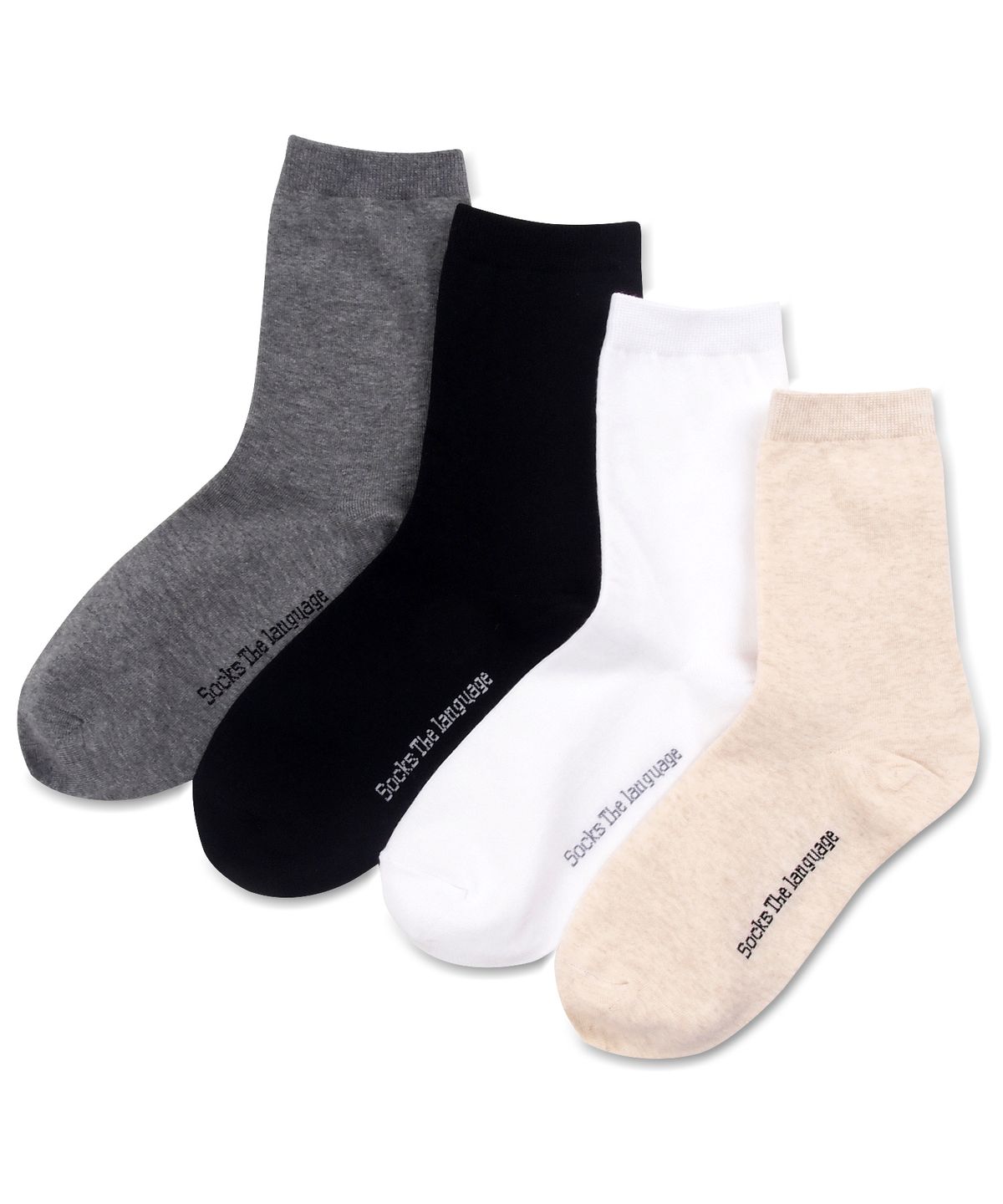 삭스더랭귀지(SOCKS THE LANGUAGE) simple-basic-4set