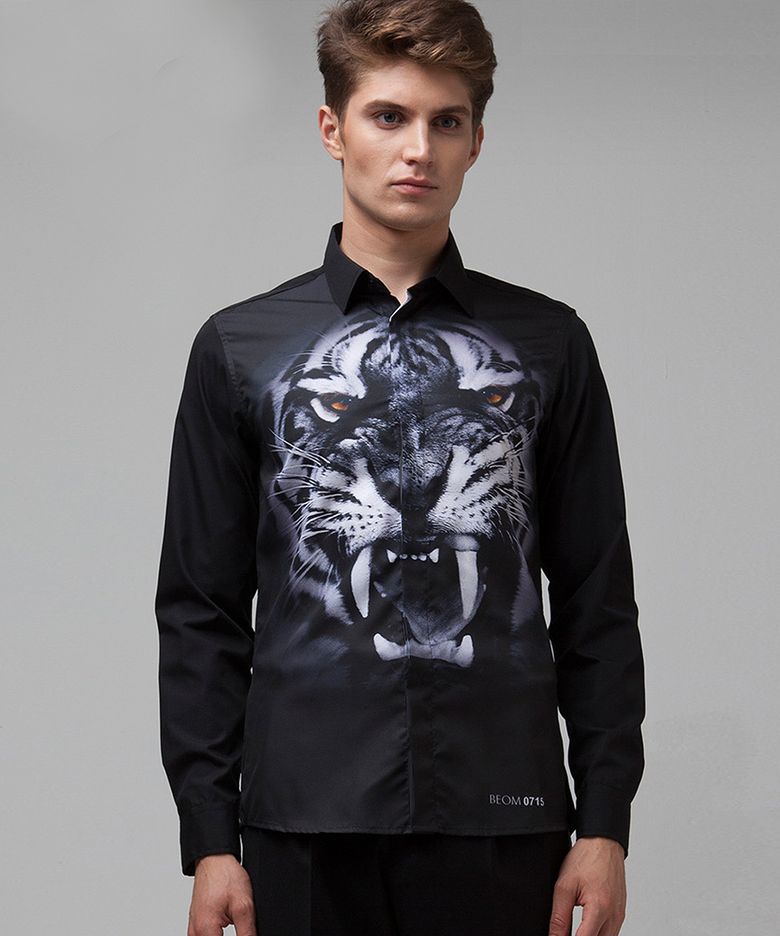 흑호 프린트 셔츠 [TIGER]